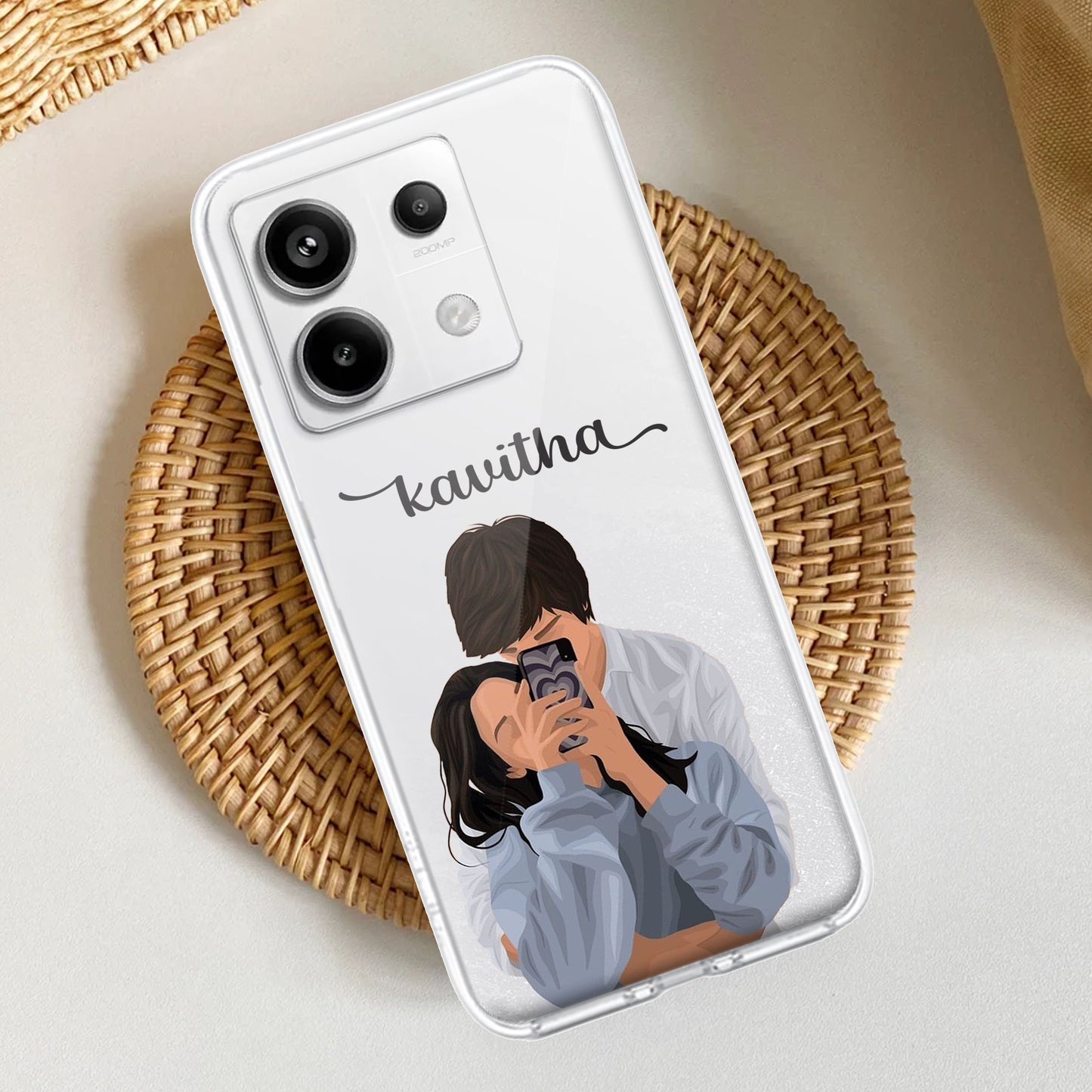 Captured Love Customize Transparent Silicon Case For Redmi/Xiaomi