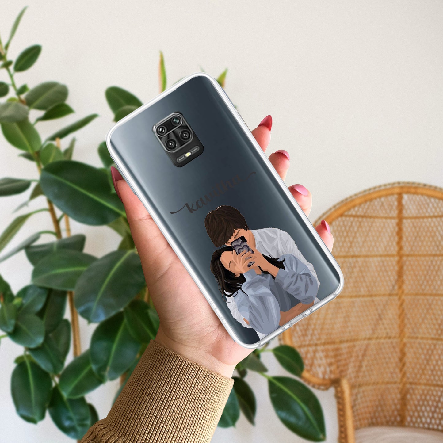 Captured Love Customize Transparent Silicon Case For Redmi/Xiaomi