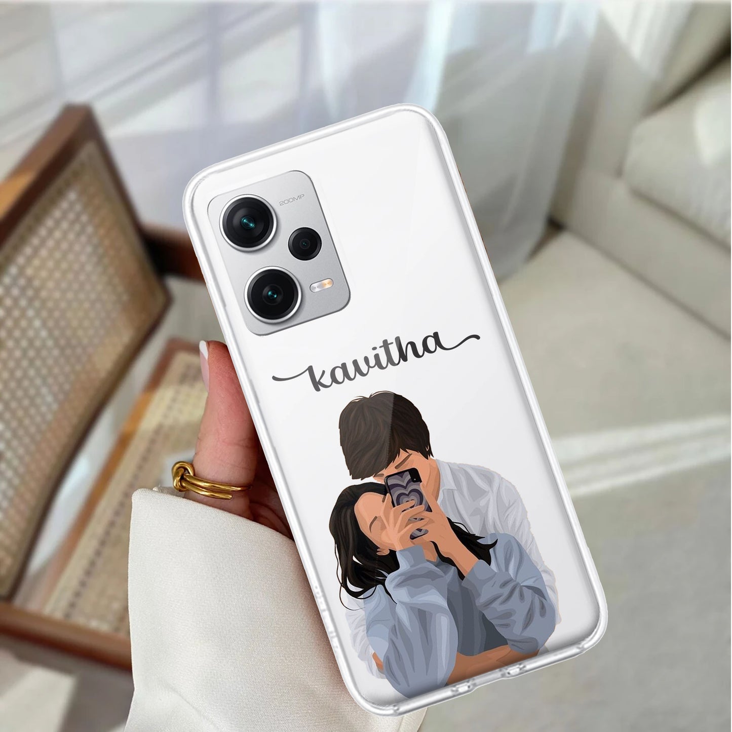 Captured Love Customize Transparent Silicon Case For Redmi/Xiaomi