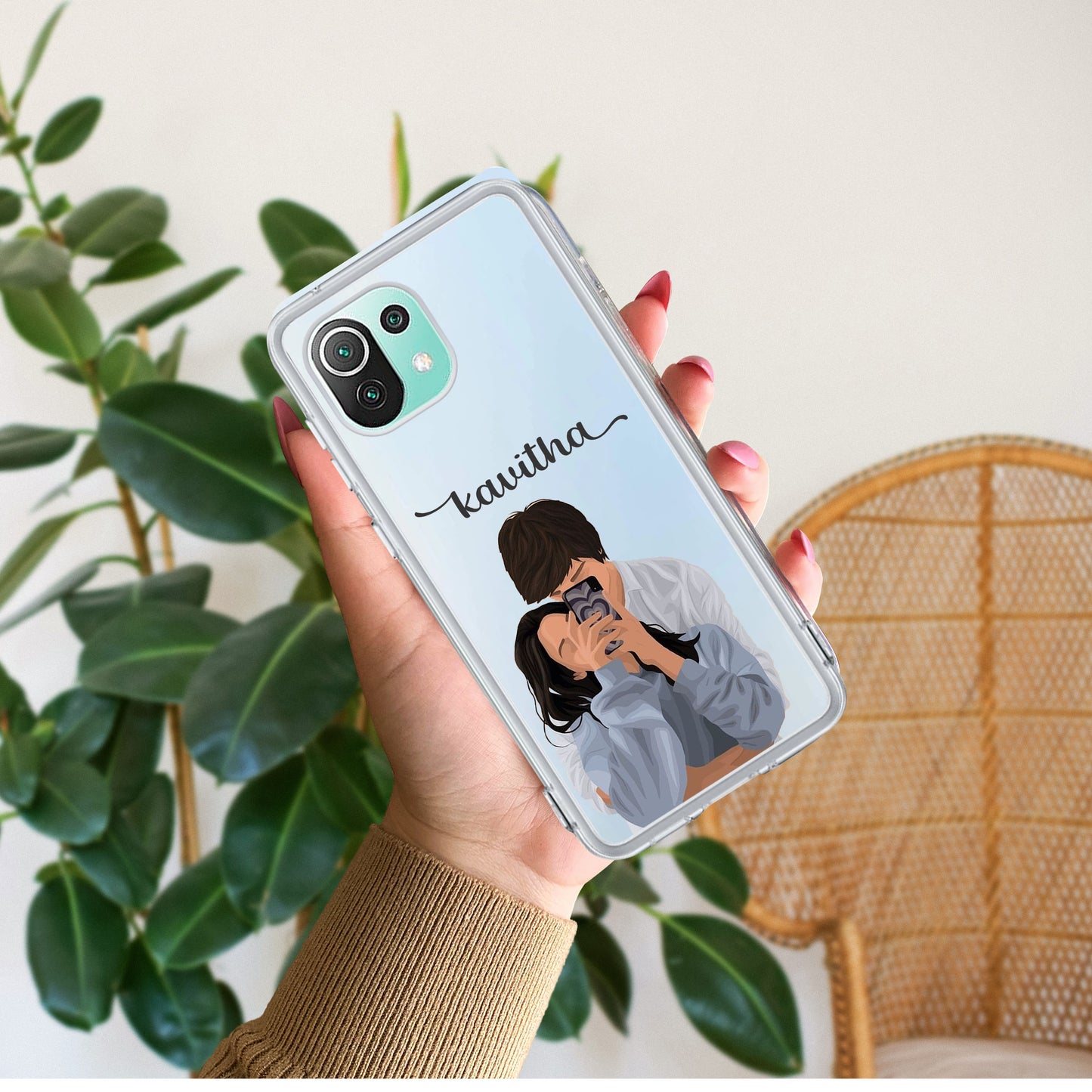 Captured Love Customize Transparent Silicon Case For Redmi/Xiaomi