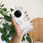 Cute Cat Customize Transparent Silicon Case For Realme/Narzo - ShopOnCliQ