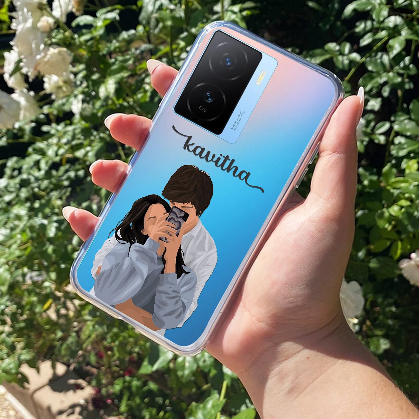 Captured Love Customize Transparent Silicon Case For iQOO