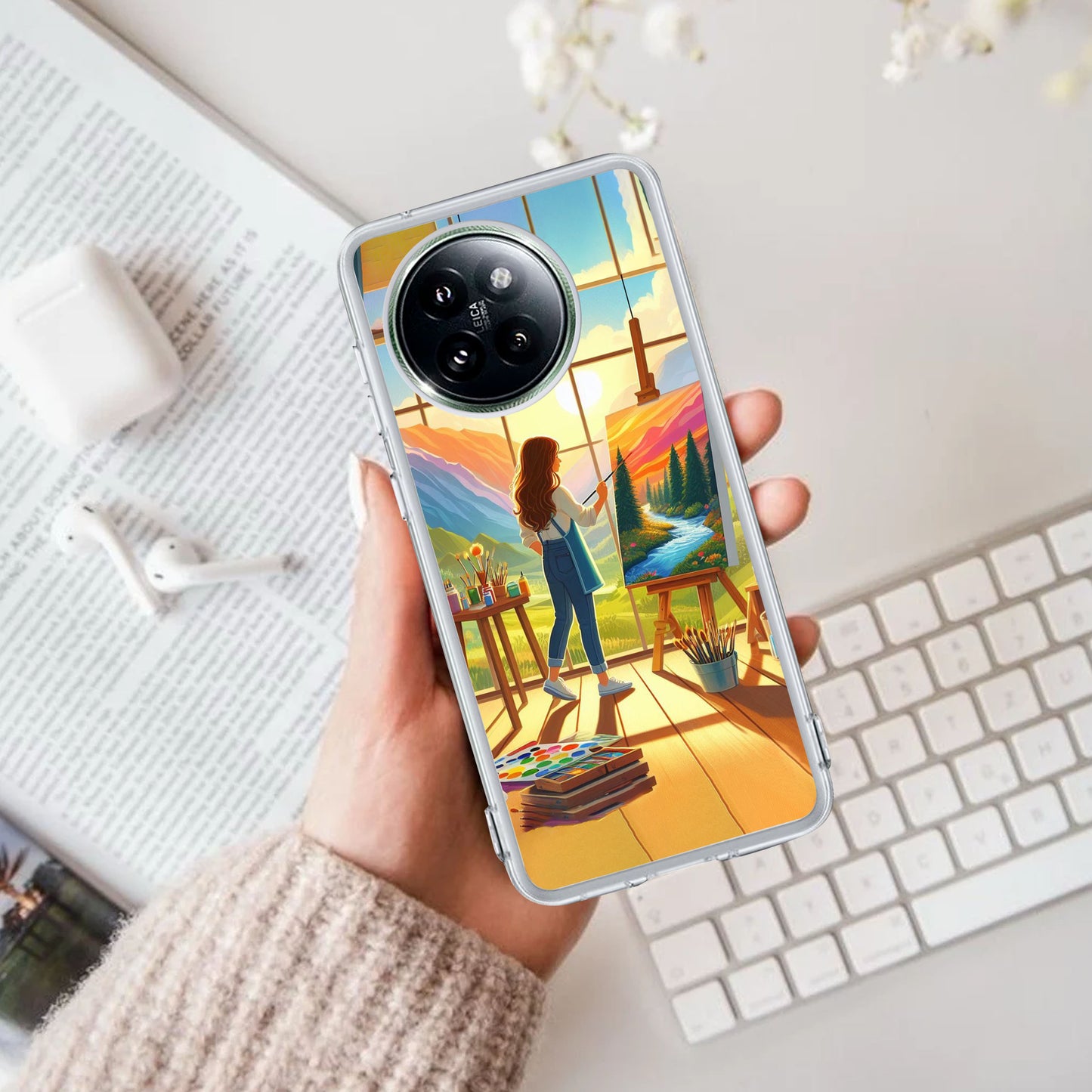 Canvas of Dreams Transparent Silicon Case For Redmi/Xiaomi