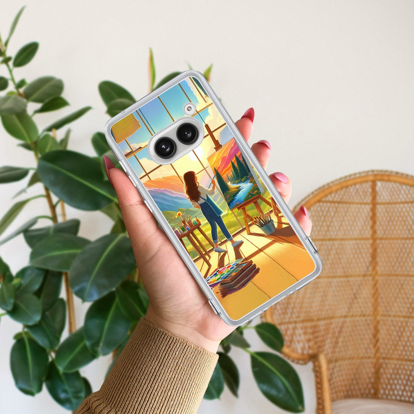 Canvas of Dreams Transparent Silicon Case For Nothing