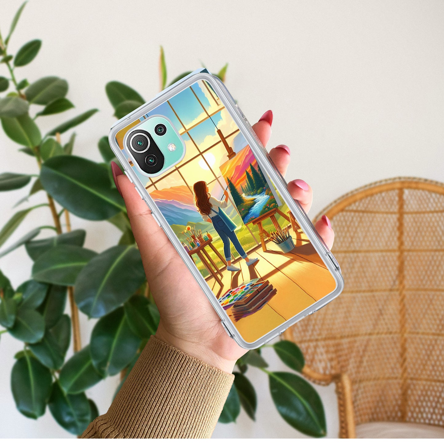 Canvas of Dreams Transparent Silicon Case For Redmi/Xiaomi