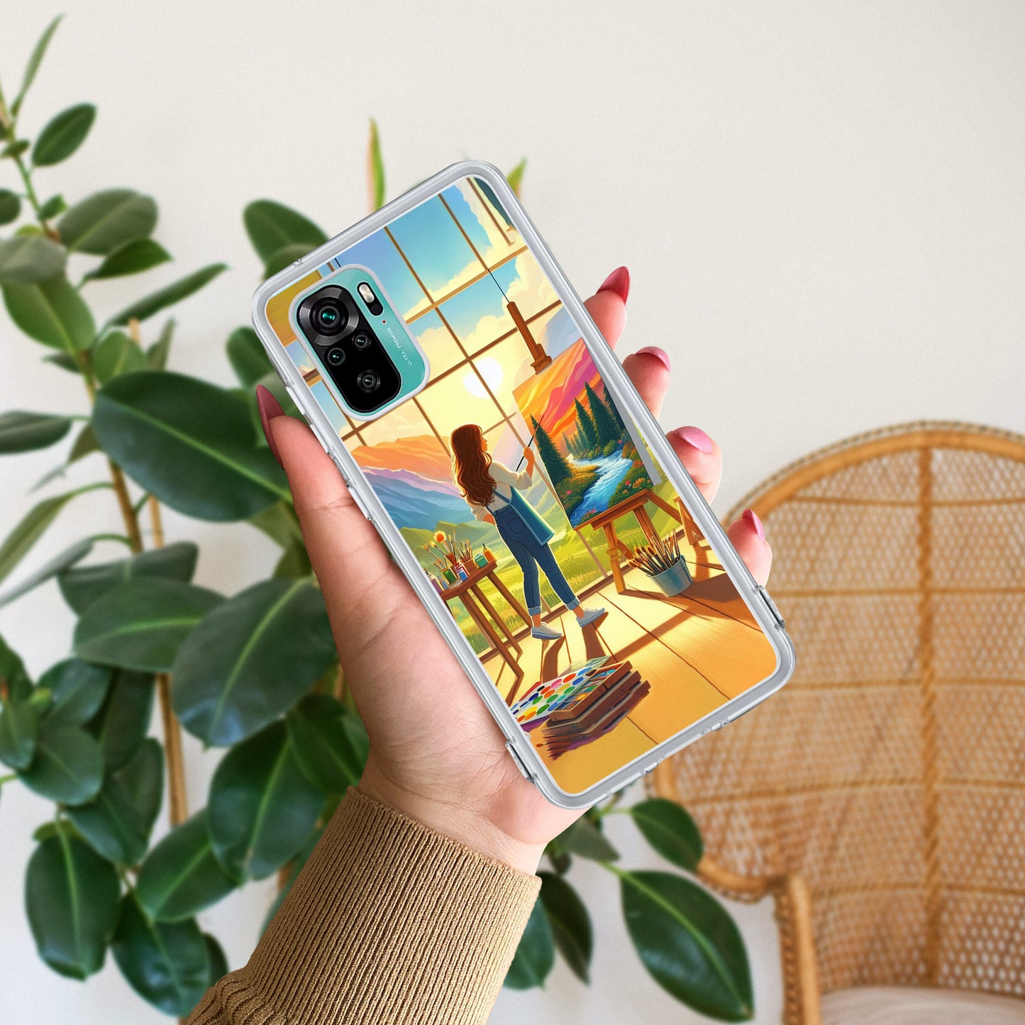 Canvas of Dreams Transparent Silicon Case For Redmi/Xiaomi