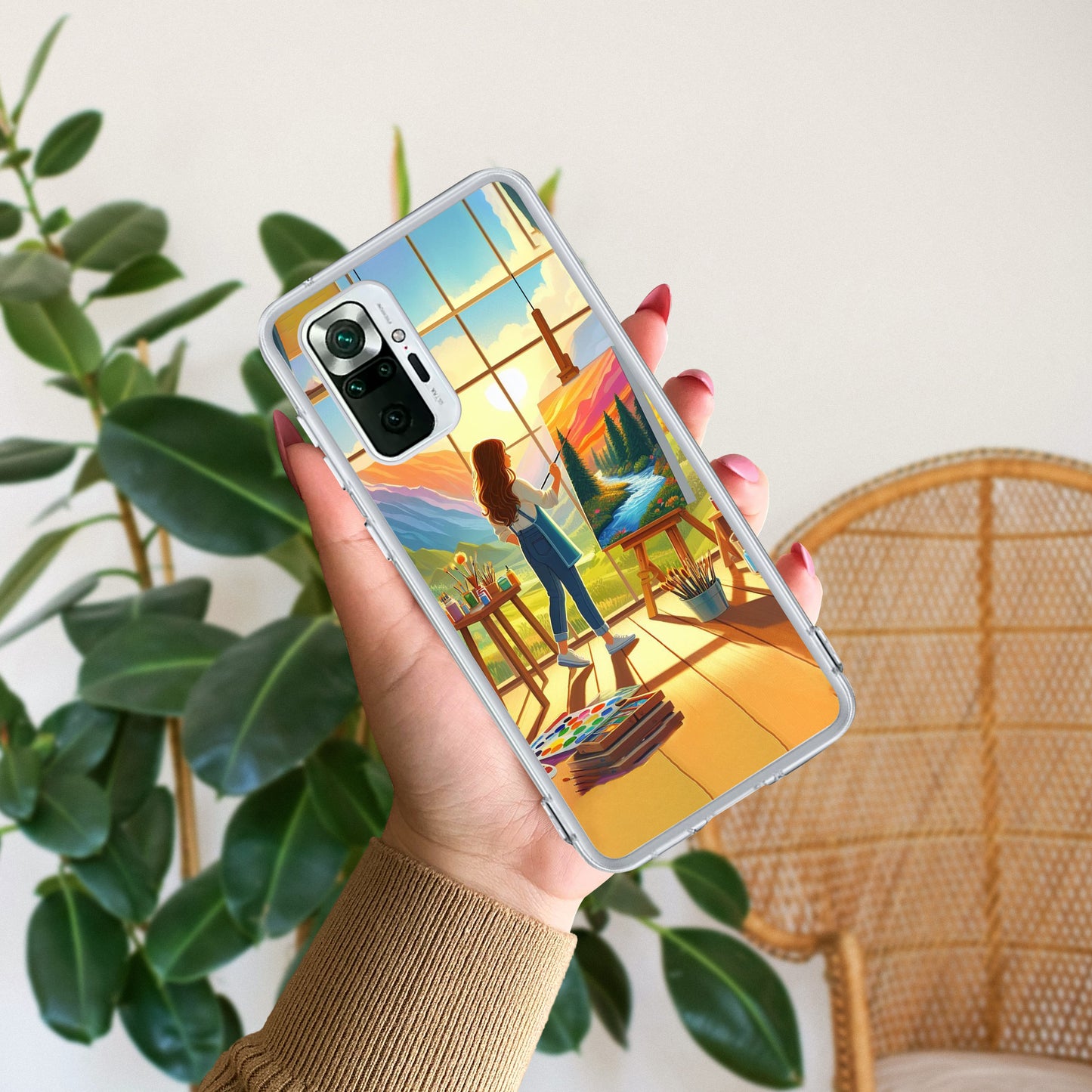 Canvas of Dreams Transparent Silicon Case For Redmi/Xiaomi