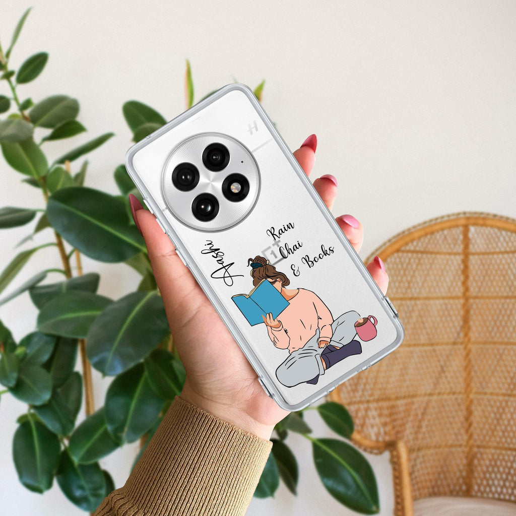 Girl with Book Customize Transparent Silicon Case For OnePlus - ShopOnCliQ