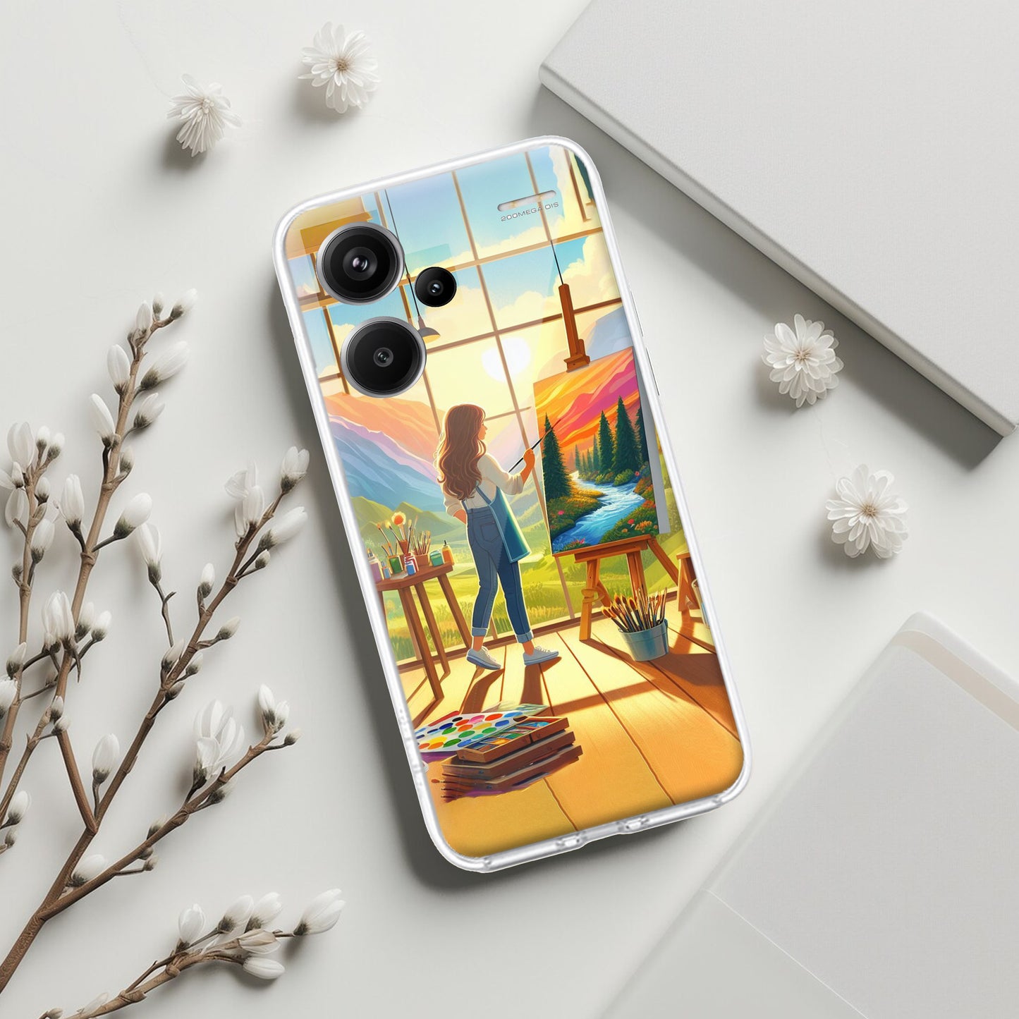 Canvas of Dreams Transparent Silicon Case For Redmi/Xiaomi