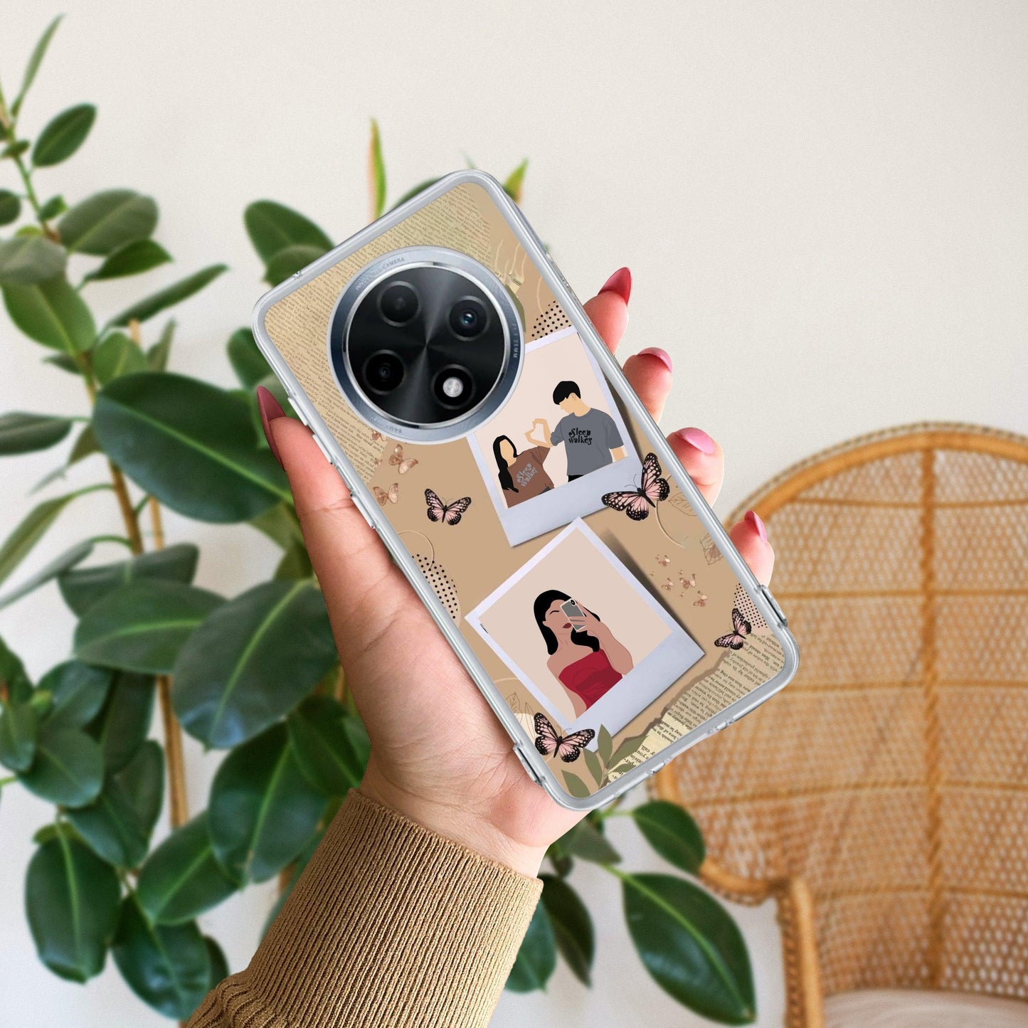 Creatistic Personlised Photo Transparent Silicon Case For Oppo - ShopOnCliQ