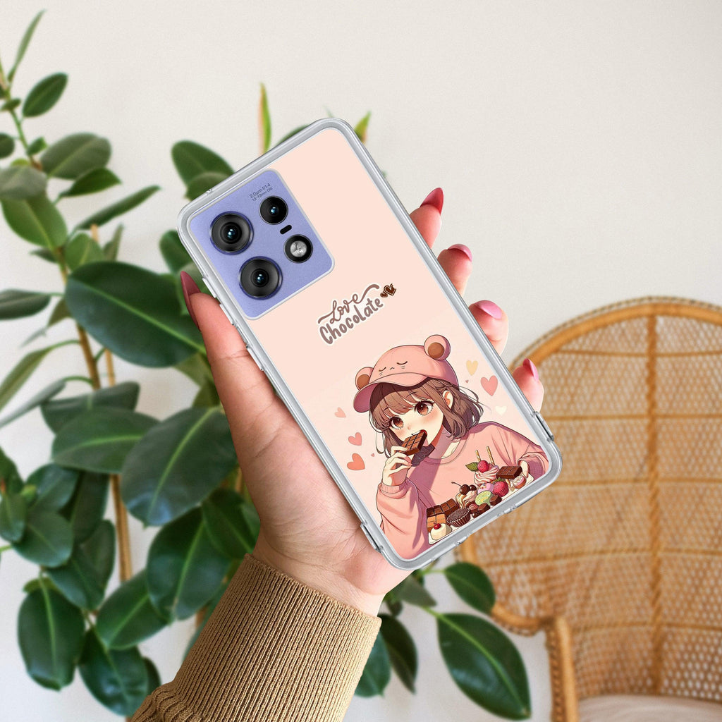 Dessert Dream Transparent Silicon Case For Motorola - ShopOnCliQ