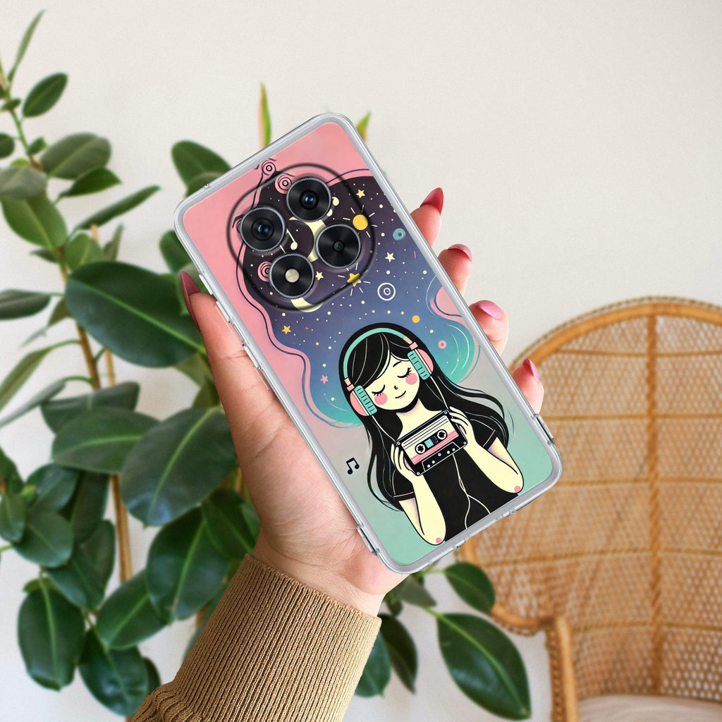 Luna Transparent Silicon Case For Redmi A5 4G