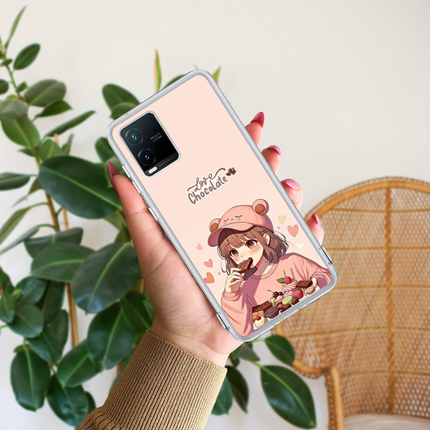 Dessert Dream Transparent Silicon Case For Vivo