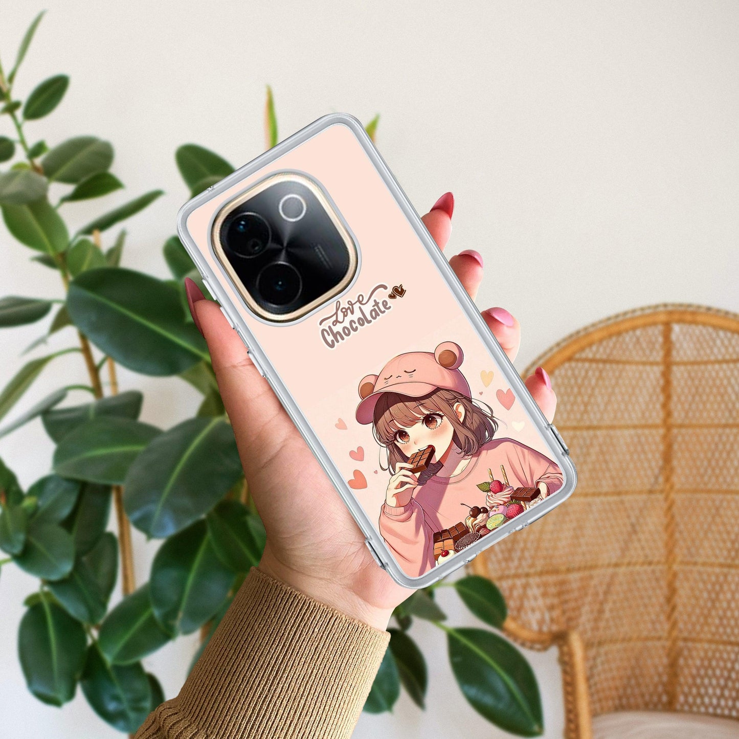 Dessert Dream Transparent Silicon Case For Vivo