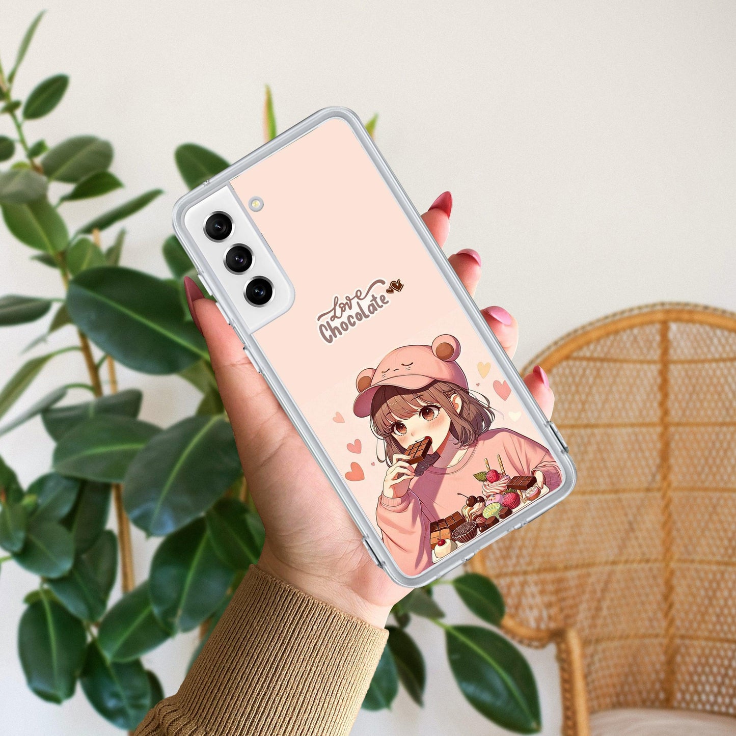 Dessert Dream Transparent Silicon Case For Samsung