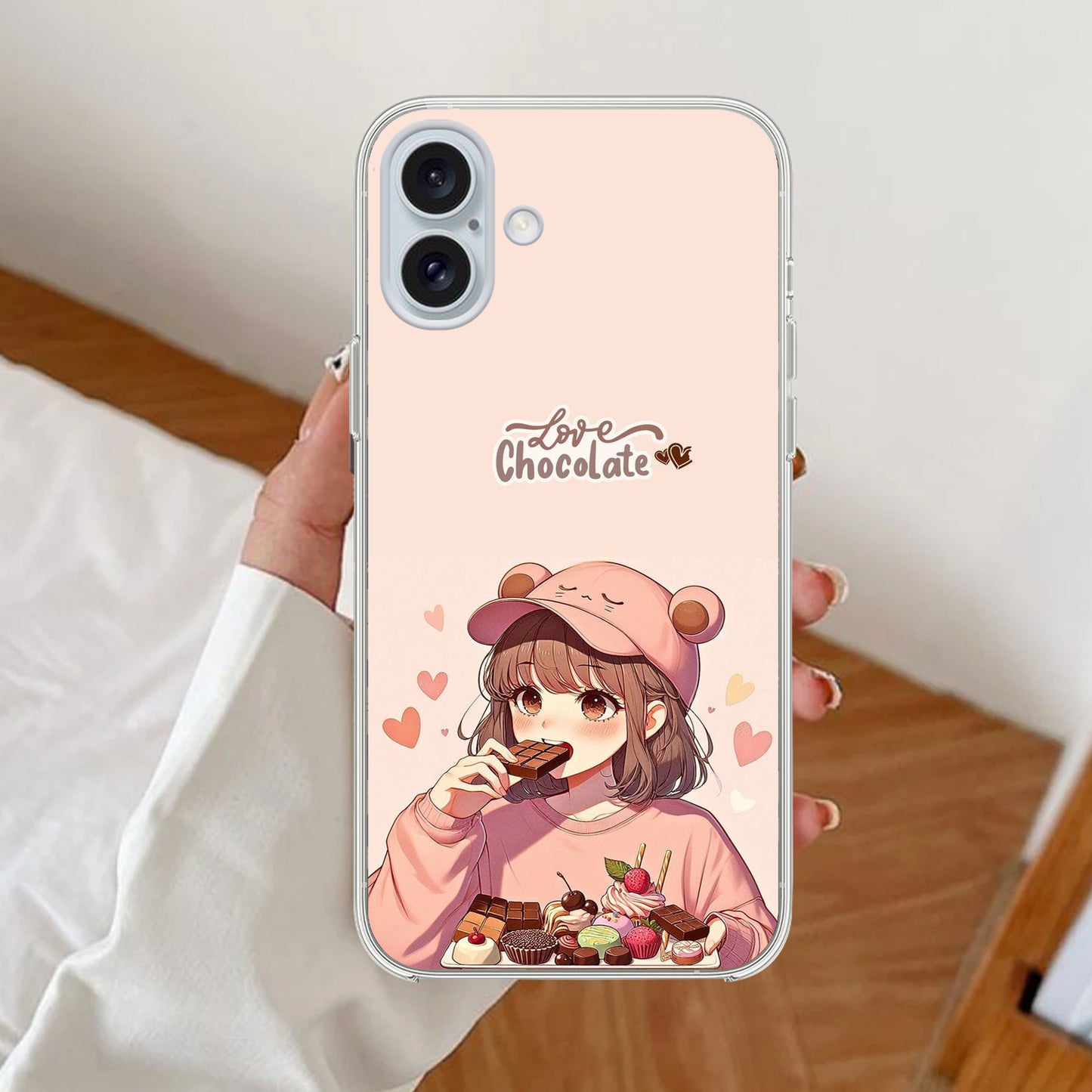 Dessert Dream Transparent Silicon Case For iPhone