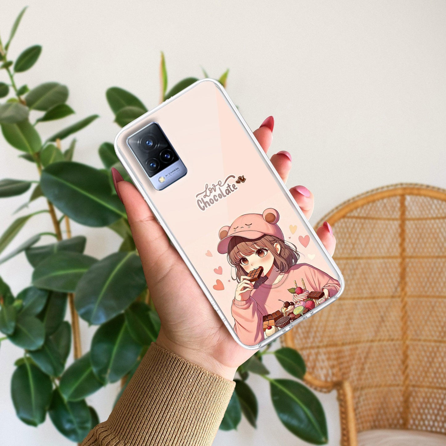 Dessert Dream Transparent Silicon Case For Vivo