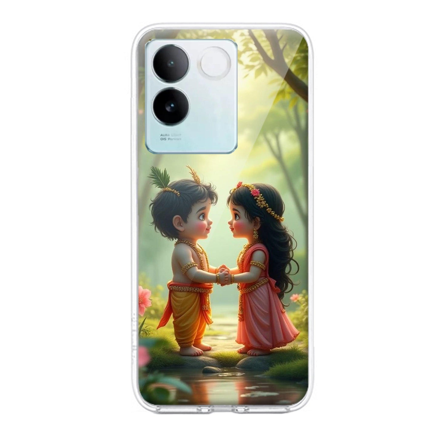 Heavenly Bond Transparent Silicon Case For iQOO