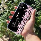 Pink Floral Customize Anti Yellow Case For Samsung Galaxy F14 5G