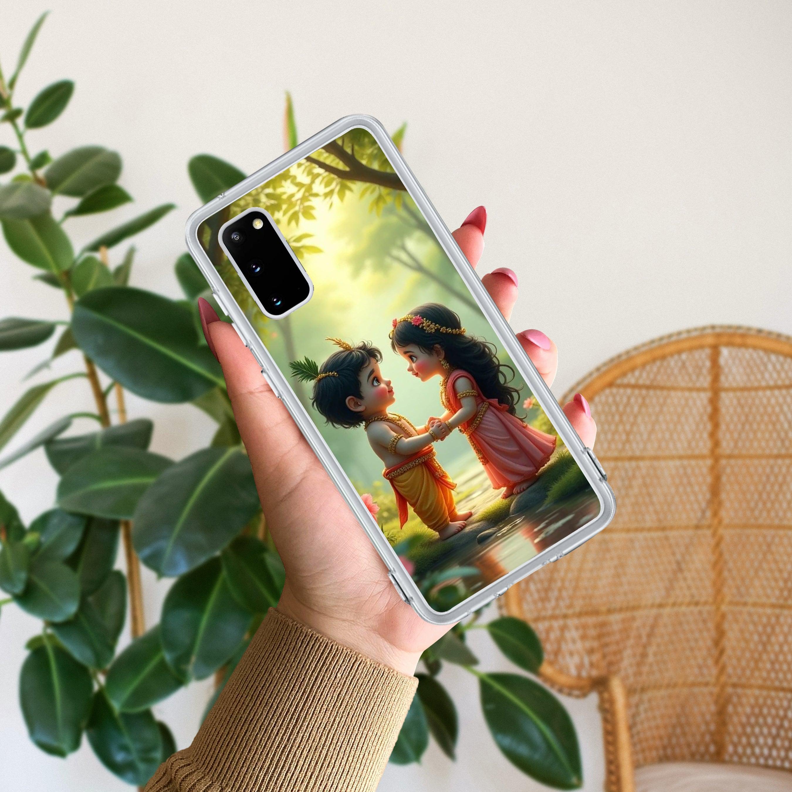 Heavenly Bond Transparent Silicon Case For Samsung