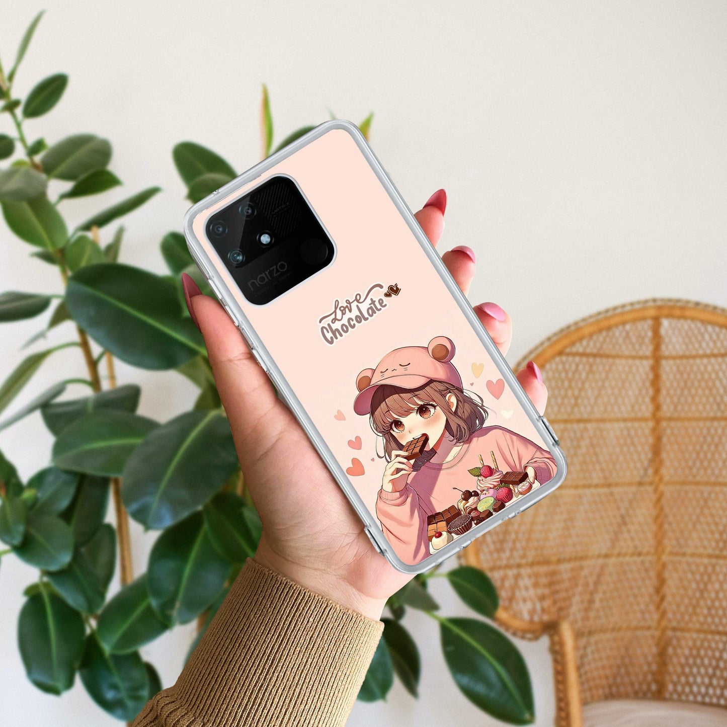 Dessert Dream Transparent Silicon Case For Realme/Narzo - ShopOnCliQ