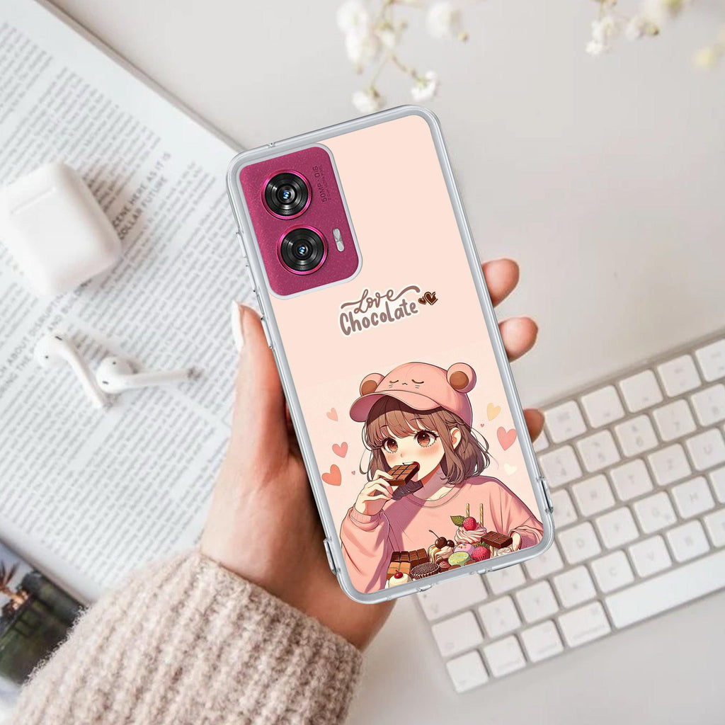 Dessert Dream Transparent Silicon Case For Motorola - ShopOnCliQ