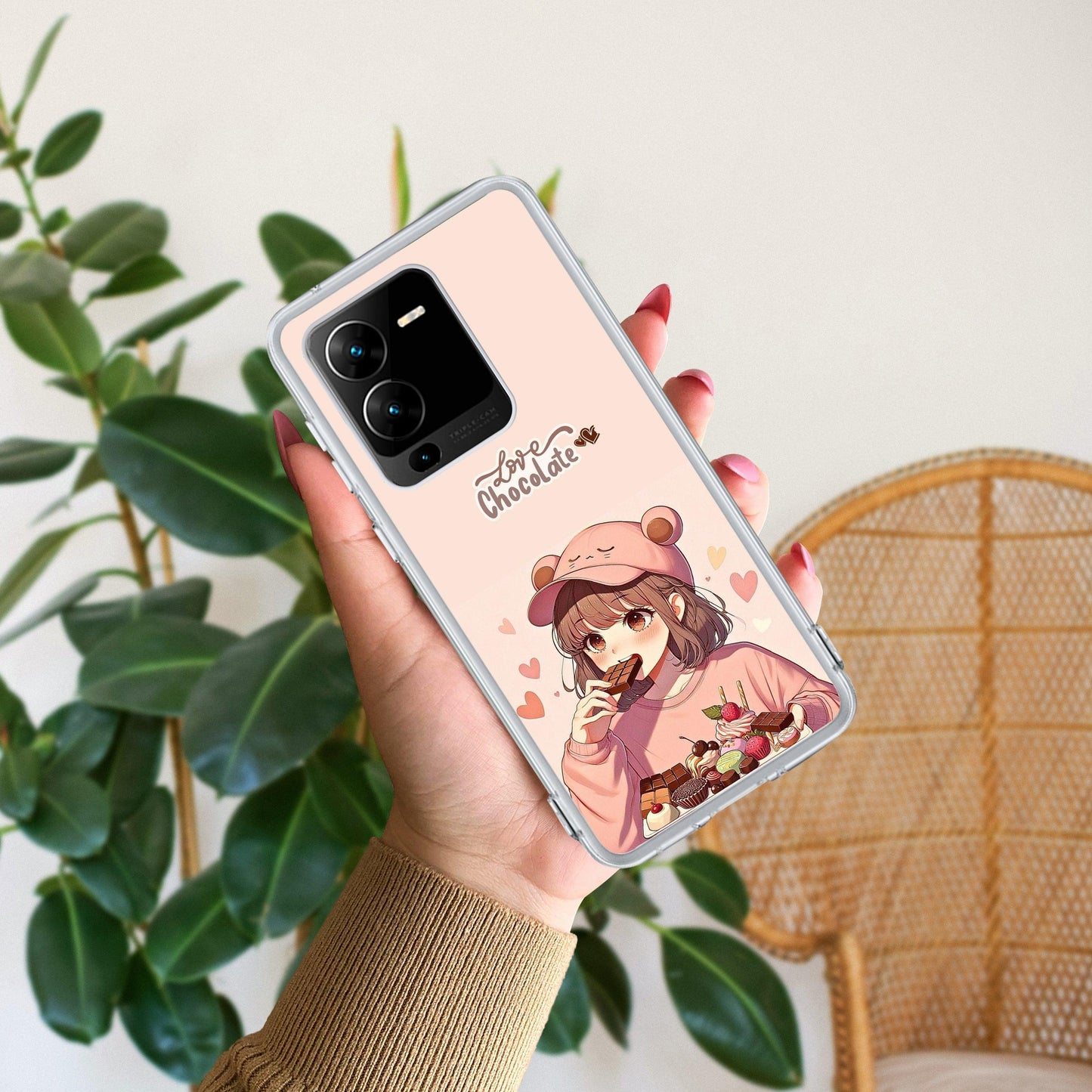 Dessert Dream Transparent Silicon Case For Vivo