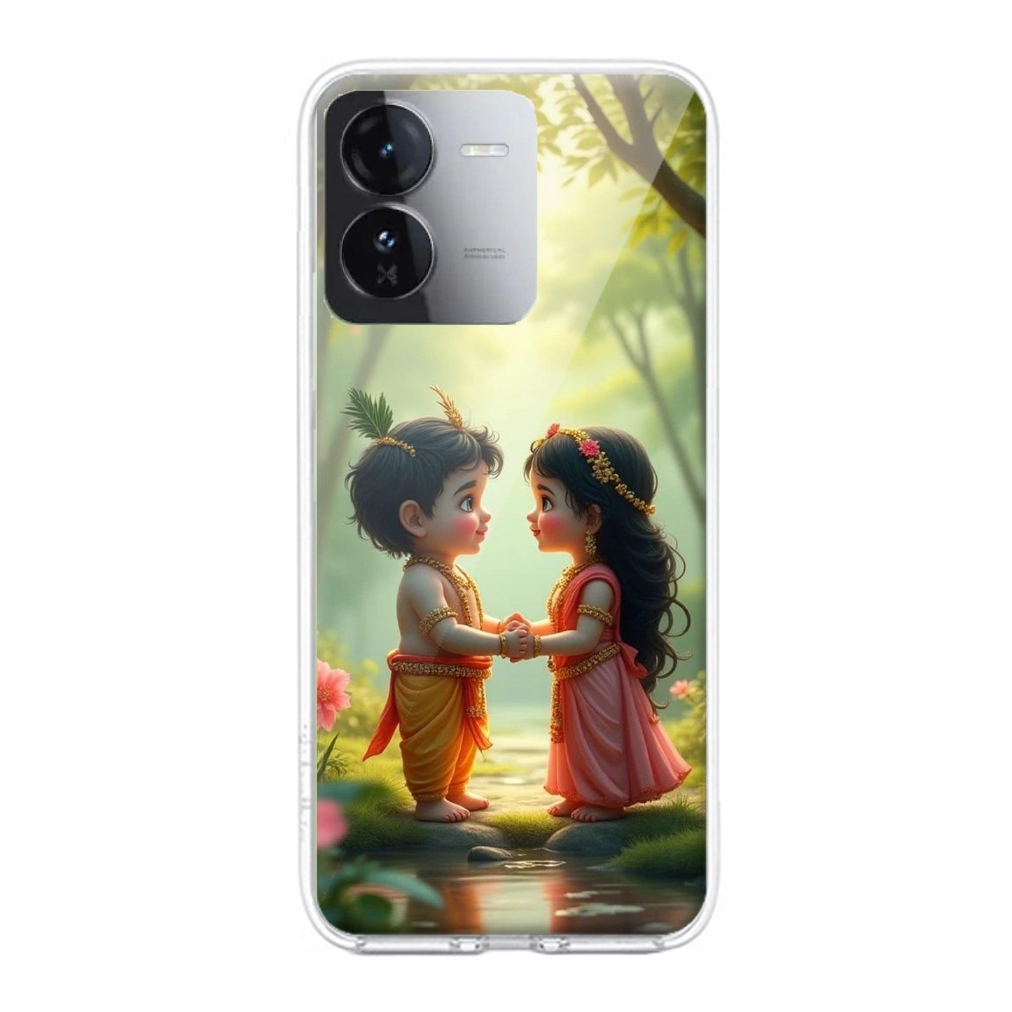 Heavenly Bond Transparent Silicon Case For iQOO