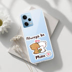 Cute Cuddle Bears Transparent Silicon Case For Redmi Note 10 / 10S