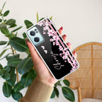 Pink Floral Customize Anti Yellow Case For OnePlus Nord CE 2 5G