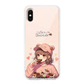 Dessert Dream Transparent Silicon Case For iPhone X/Xs