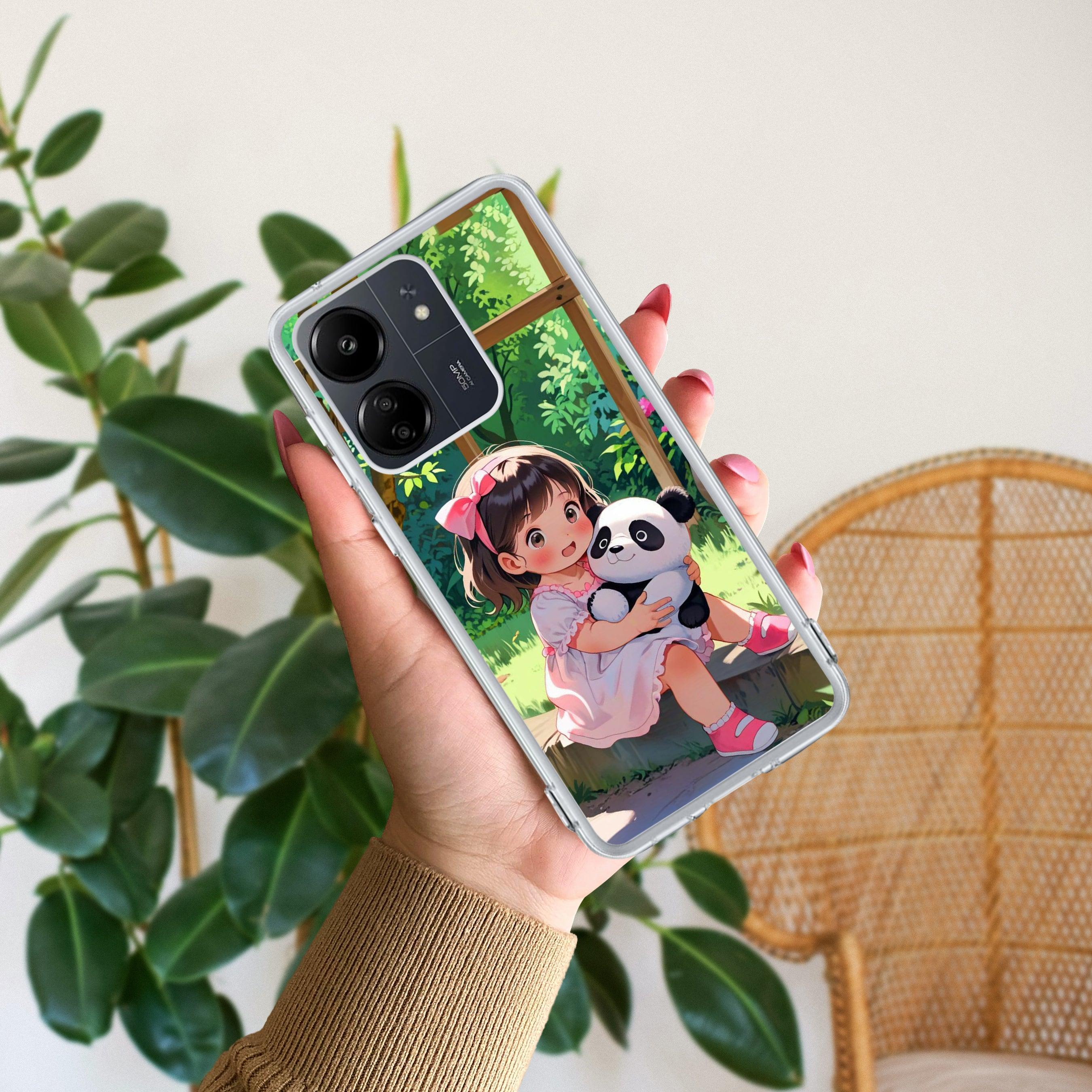 Blush & Panda Transparent Silicon Case For Redmi/Xiaomi - ShopOnCliQ