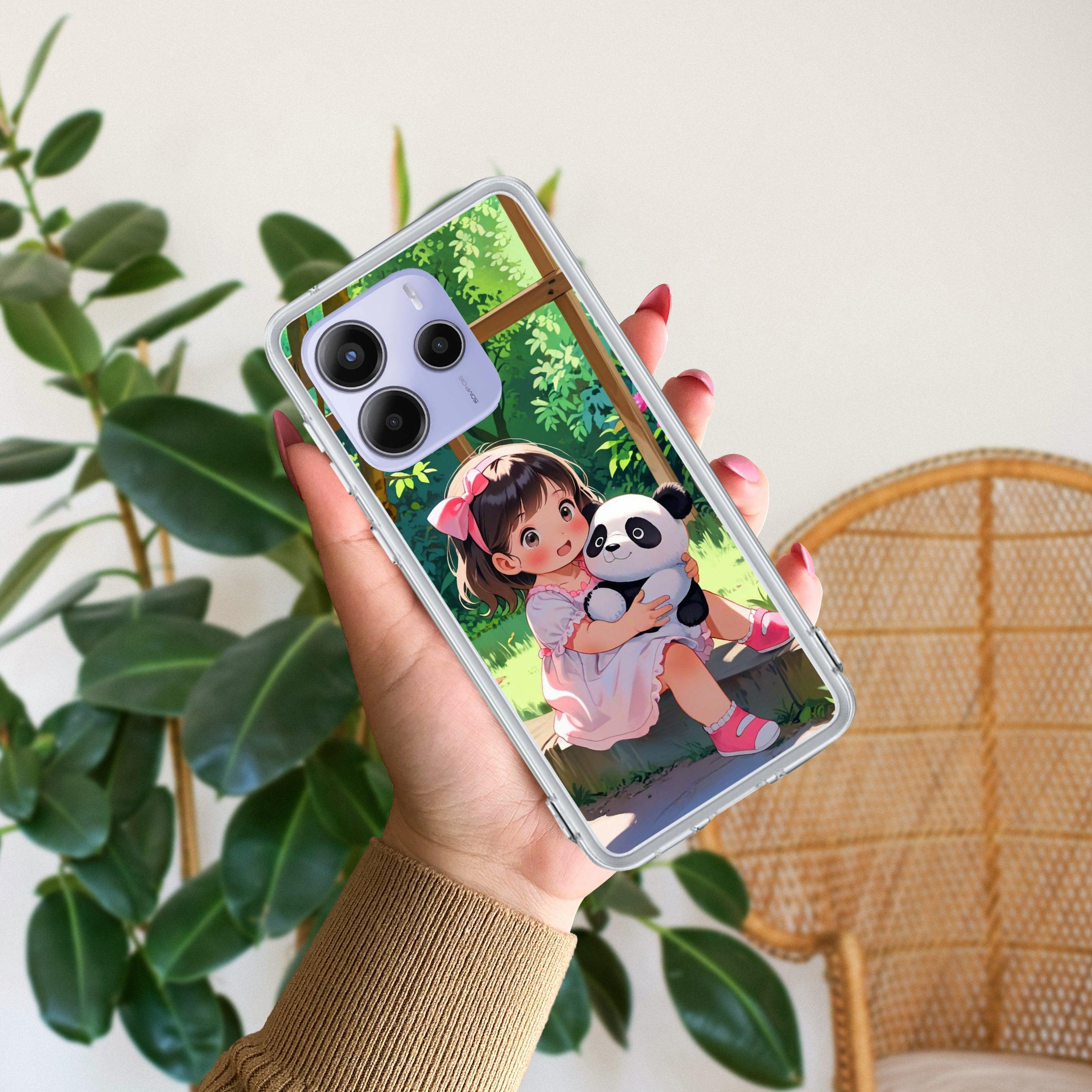 Blush & Panda Transparent Silicon Case For Redmi/Xiaomi - ShopOnCliQ