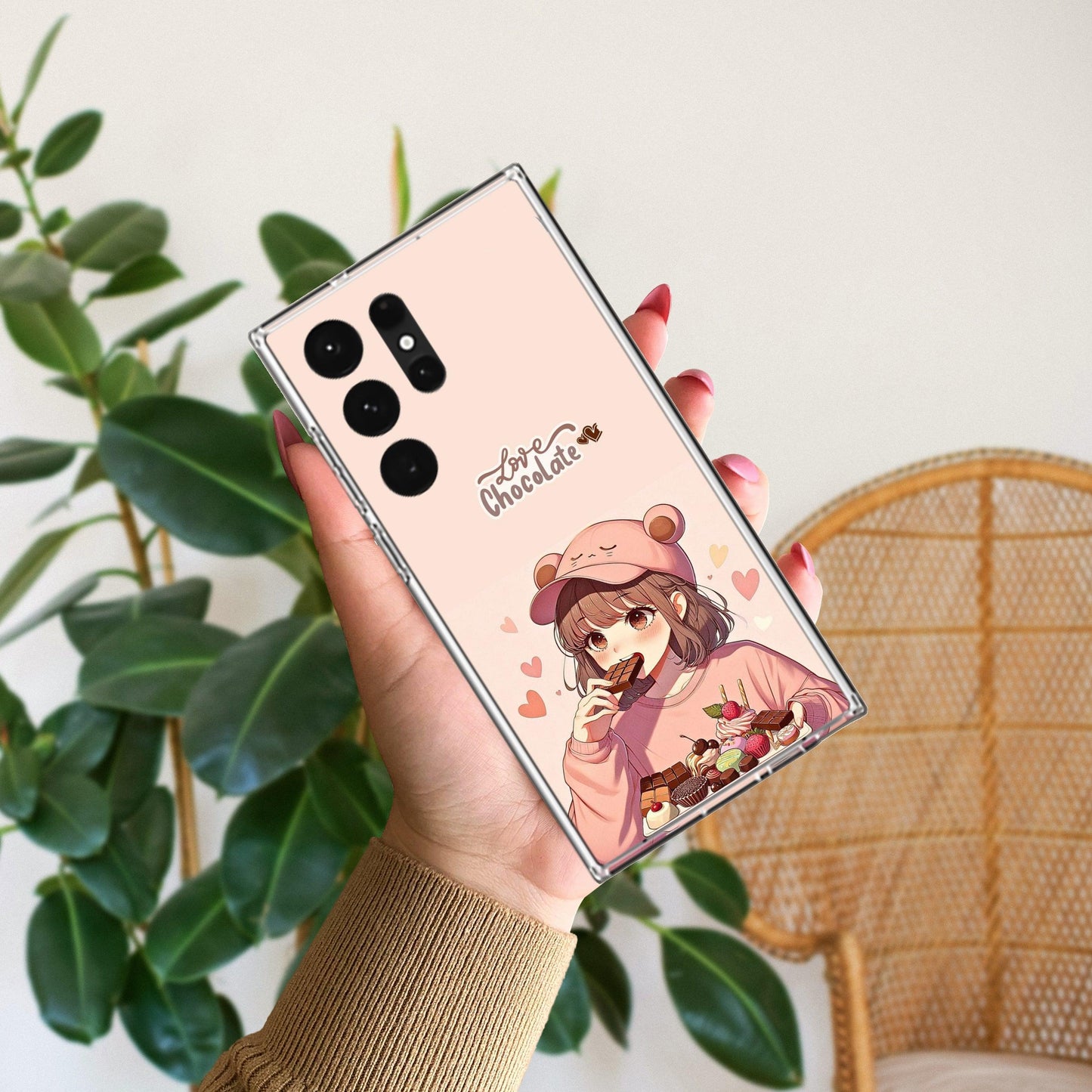 Dessert Dream Transparent Silicon Case For Samsung