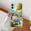 Natures Frame Anti Yellow Clear Case For iPhone 17