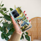 Nature-s Frame Transparent Silicon Case For iQOO Z6 Pro 5G