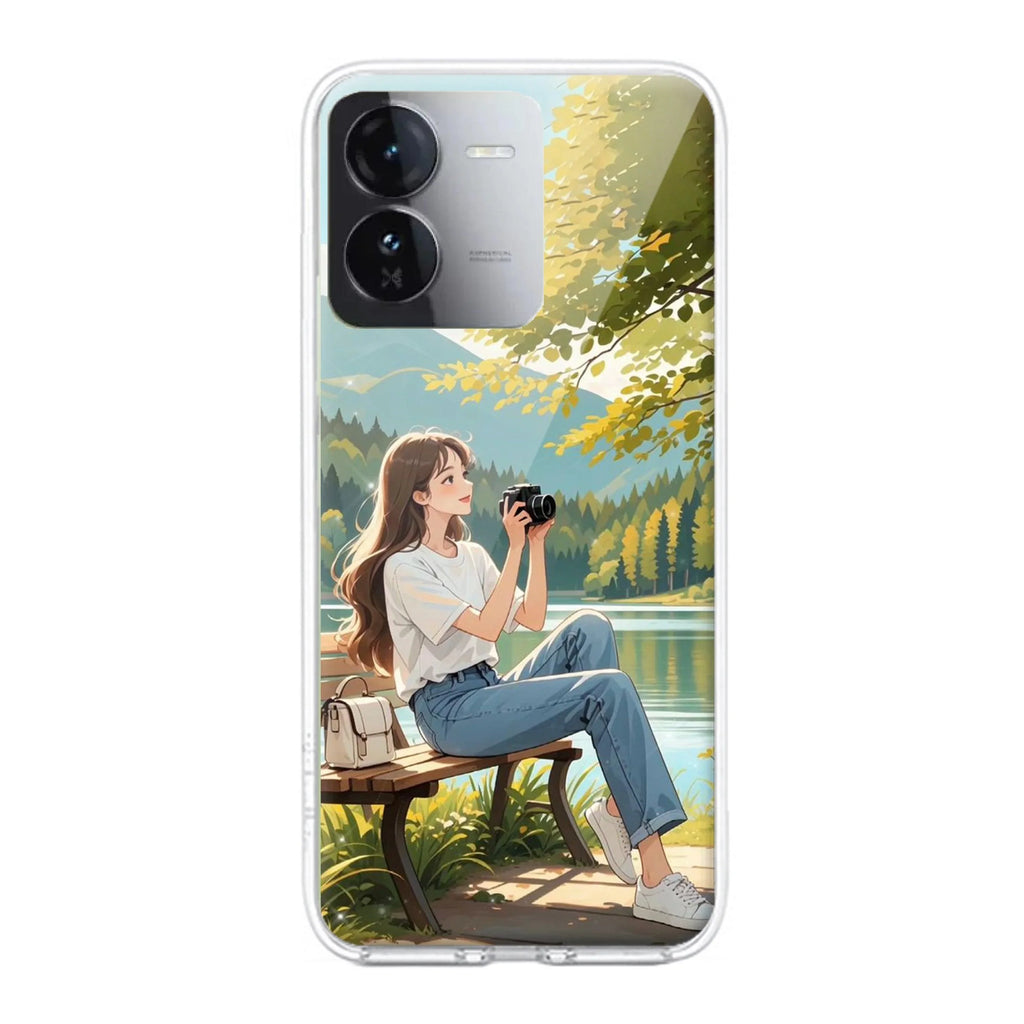Nature-s Frame Transparent Silicon Case For iQOO Z10 5G