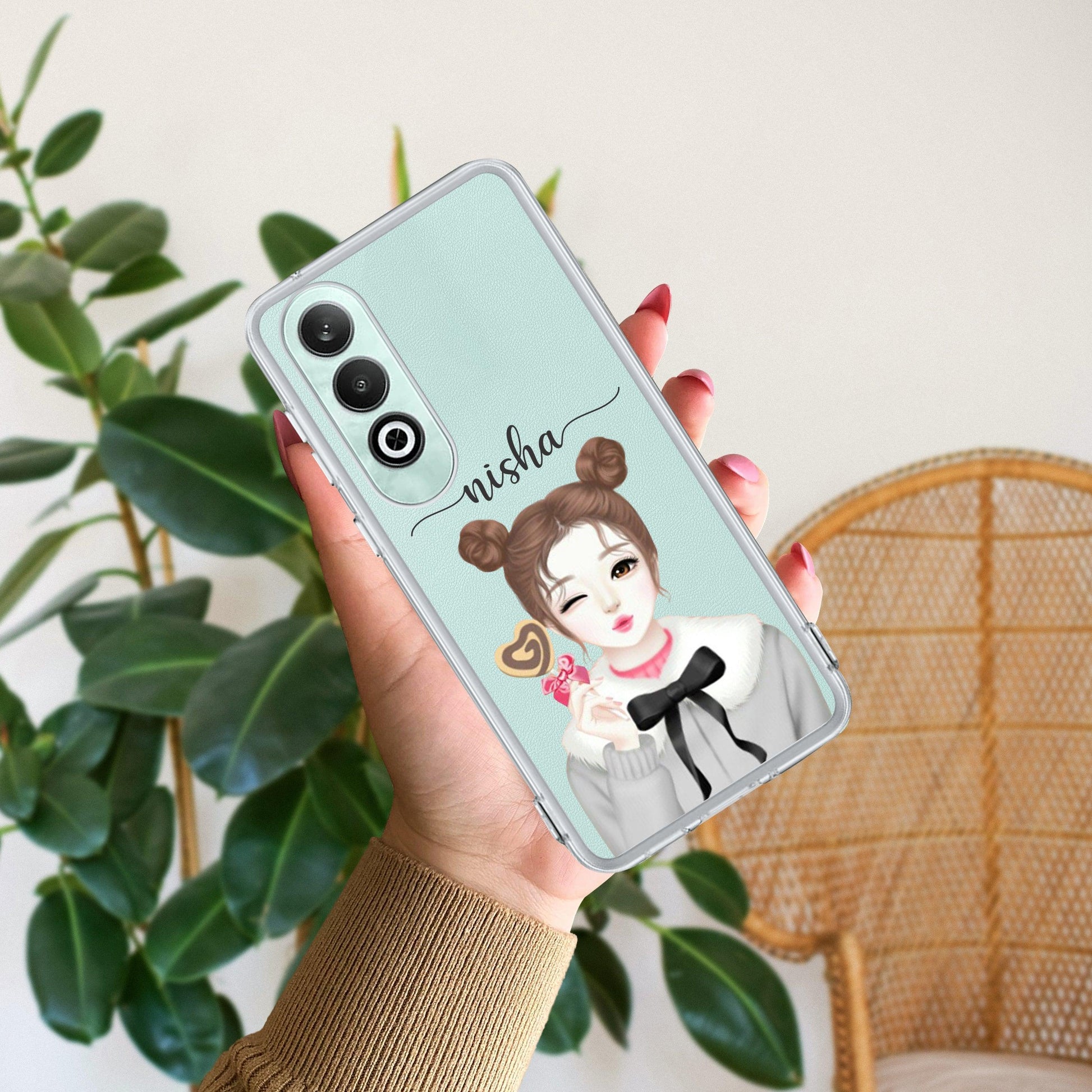 Candy Wink Customize Transparent Silicon Case For OnePlus - ShopOnCliQ