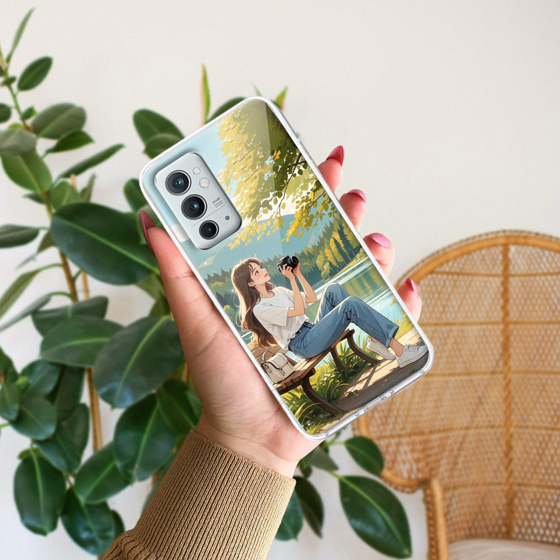 Nature’s Frame Transparent Silicon Case For OnePlus - ShopOnCliQ