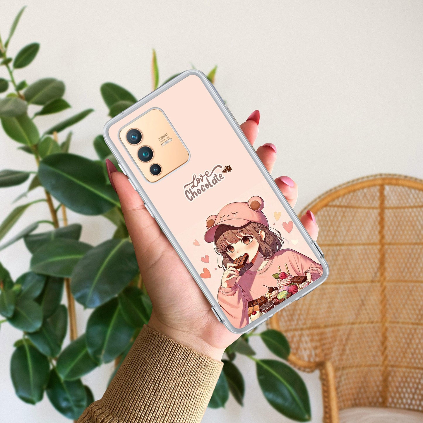 Dessert Dream Transparent Silicon Case For Vivo