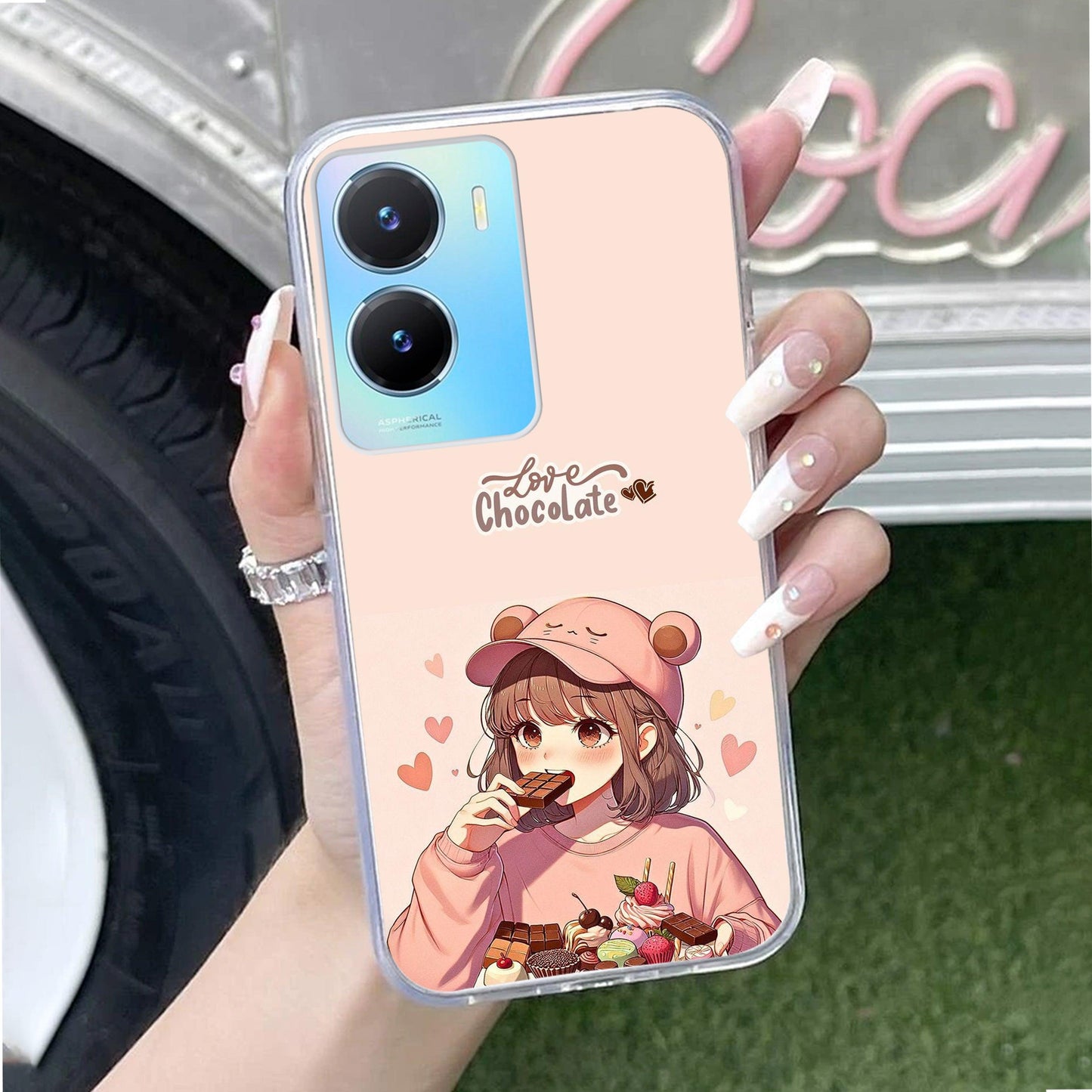 Dessert Dream Transparent Silicon Case For Vivo