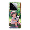 Blush & Panda Transparent Silicon Case For Xiaomi 14 5G
