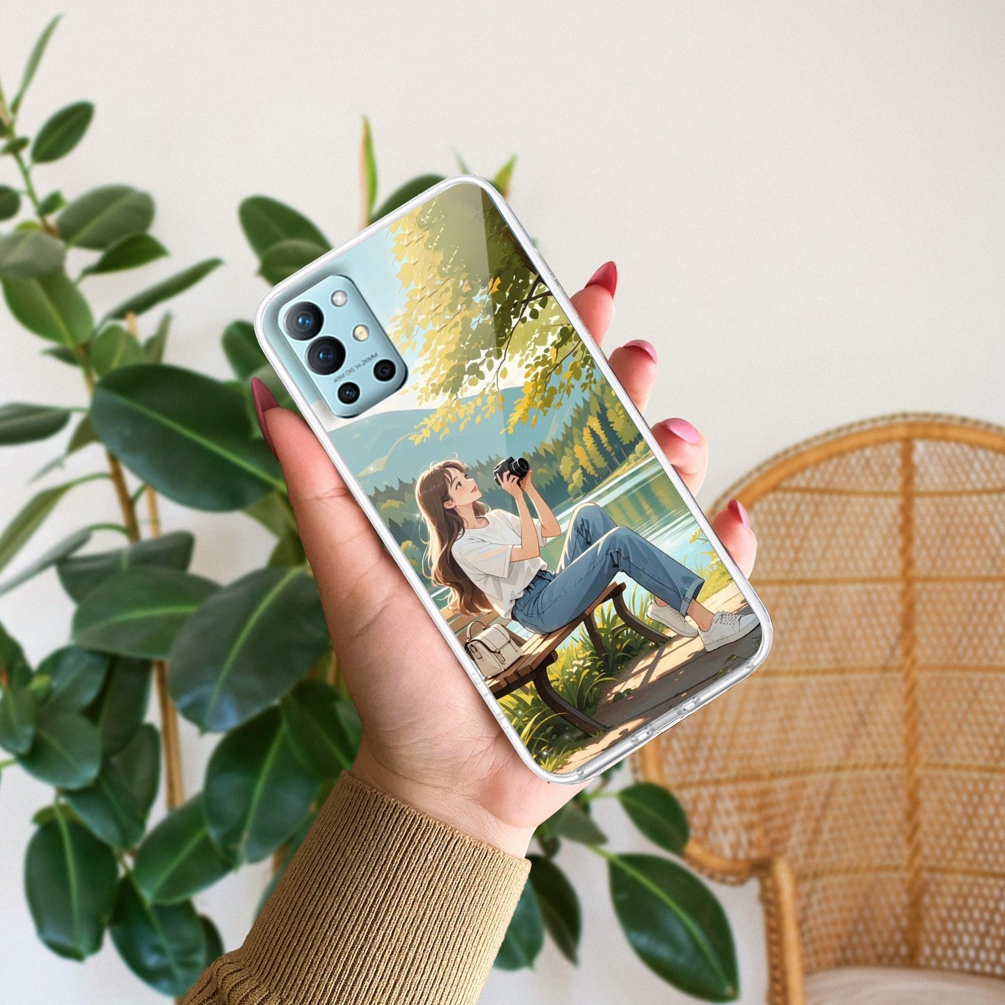 Nature’s Frame Transparent Silicon Case For OnePlus - ShopOnCliQ