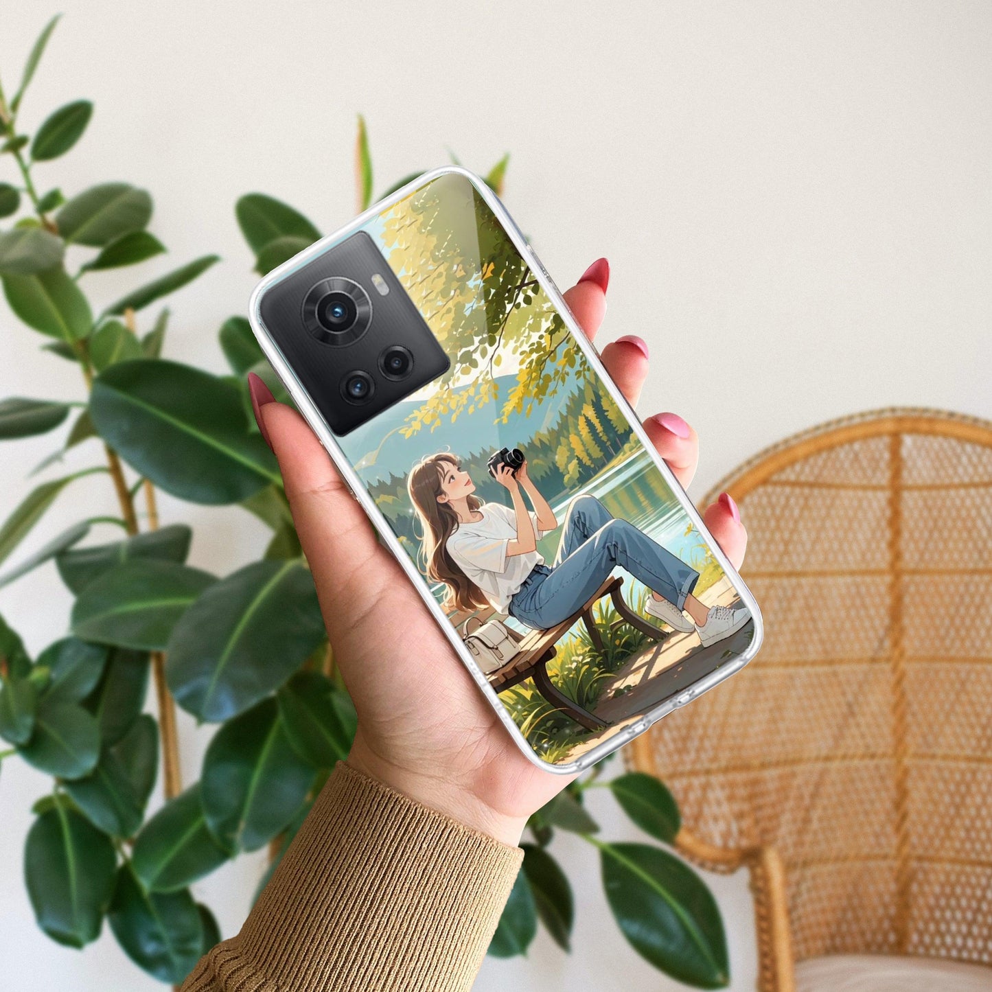 Nature’s Frame Transparent Silicon Case For OnePlus - ShopOnCliQ