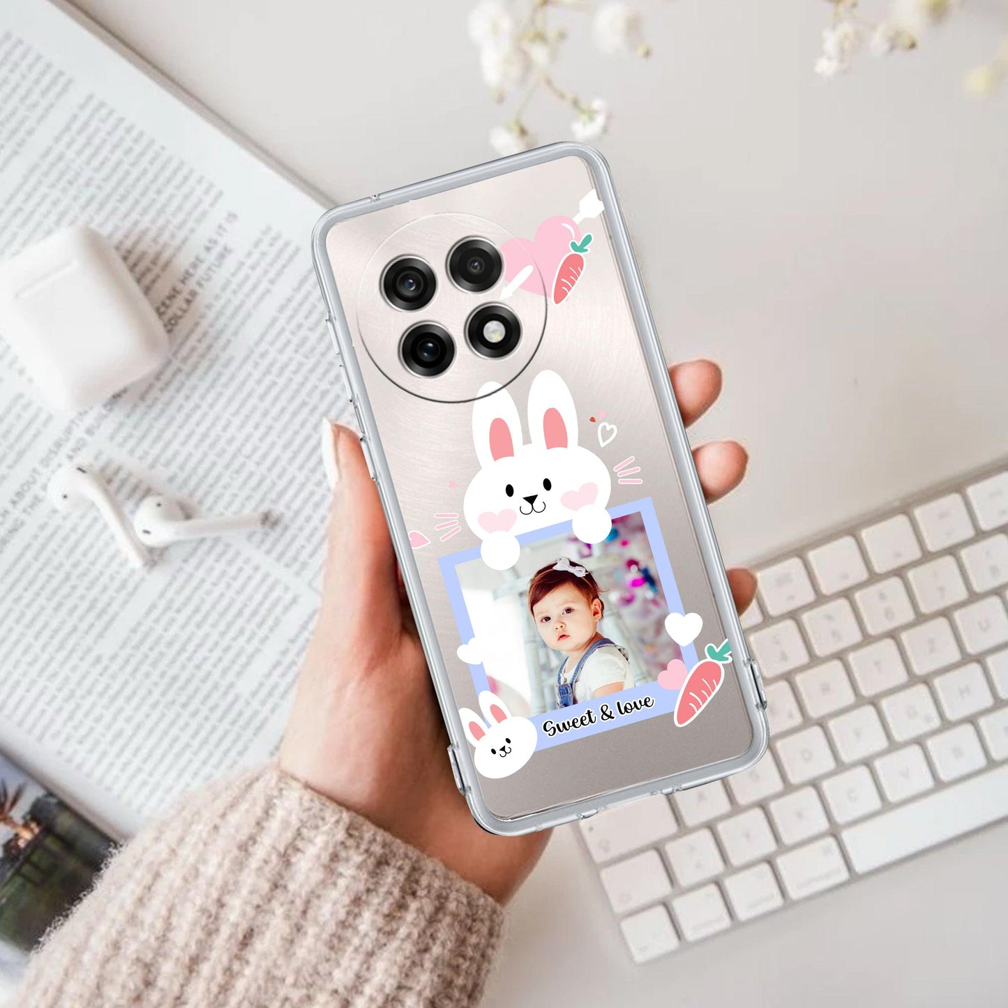 Customize Photo Transparent Silicon Case For OnePlus