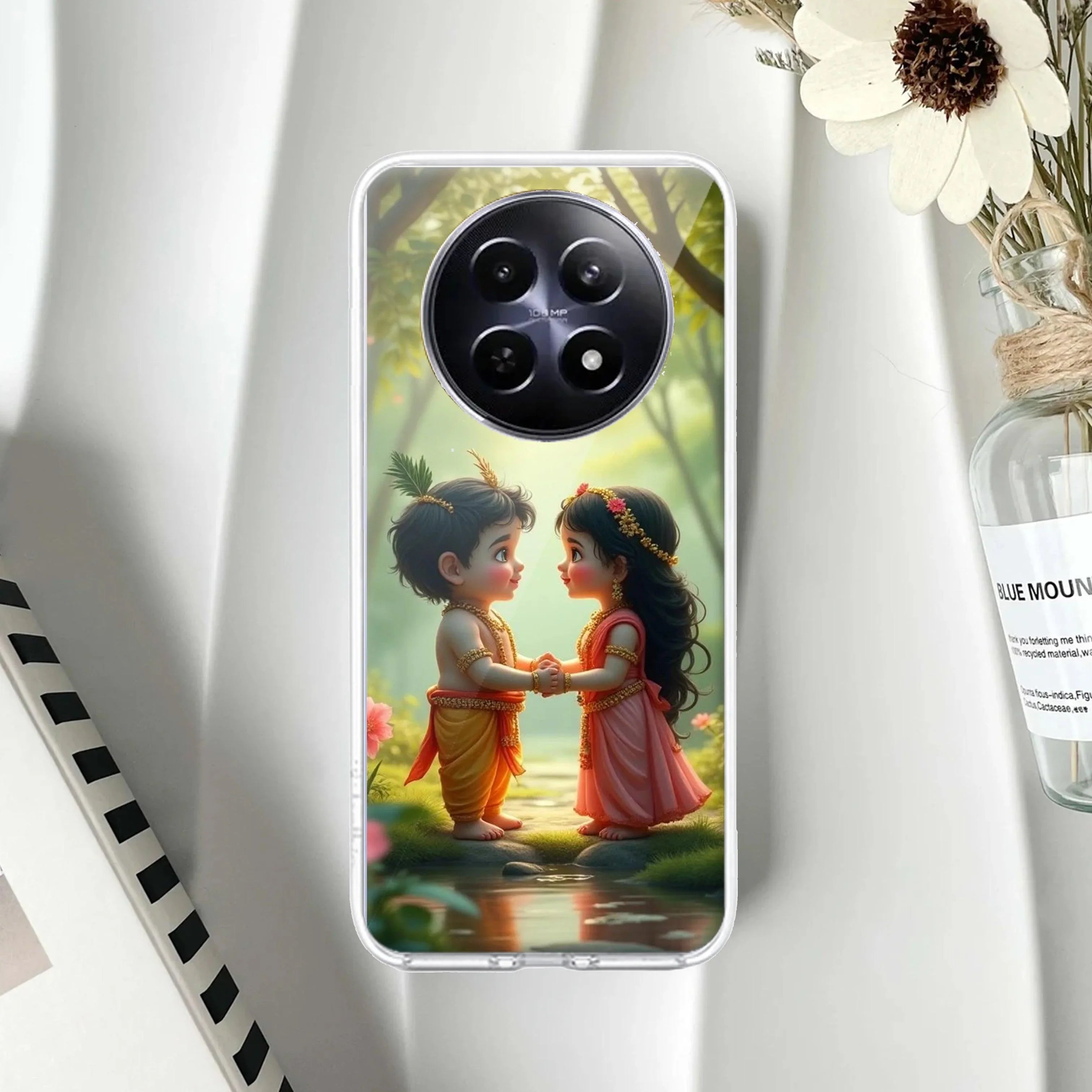 Heavenly Bond Transparent Silicon Case For Realme/Narzo