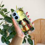 Heavenly Bond Transparent Silicon Case For Realme C55