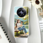 Natures Frame Transparent Silicon Case For Realme/Narzo