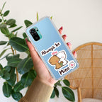 Cute Cuddle Bears Transparent Silicon Case For Redmi Note 14 5G