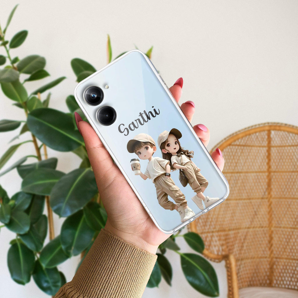 Sweet Harmony Customize Transparent Silicon Case For Realme 10 4G